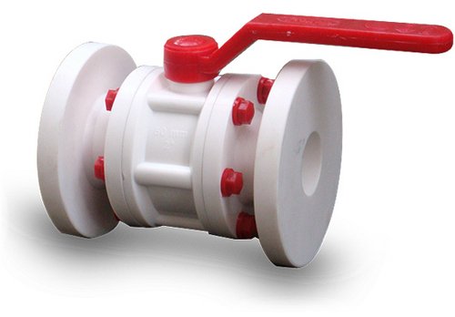PP Solid Flanged Ball Valve